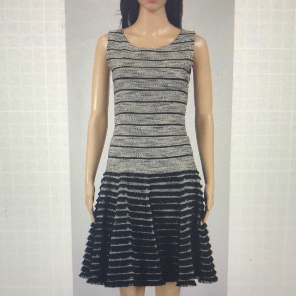 Oscar de la Renta tweed wool dress 2011 Fall